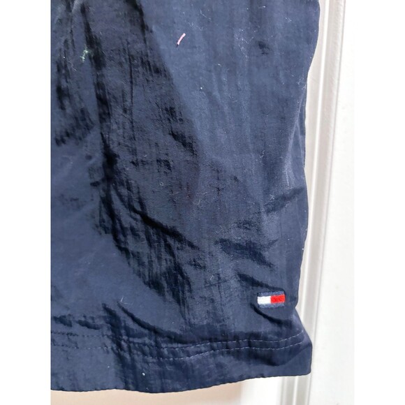 Tommy Hilfiger Mens Navy Swim Trunks Mesh Lining XL Red & White Stripe Summer - Picture 4 of 5